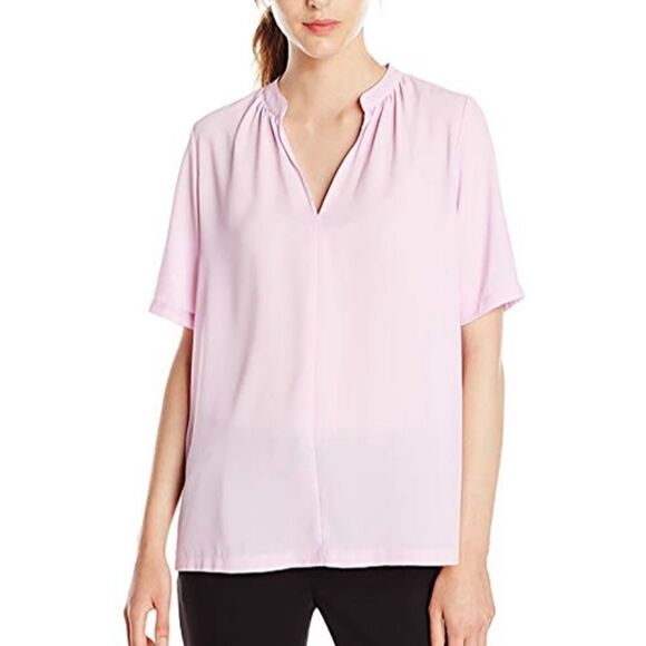 NYDJ double georgette pop over blouse size large - Picture 1 of 10